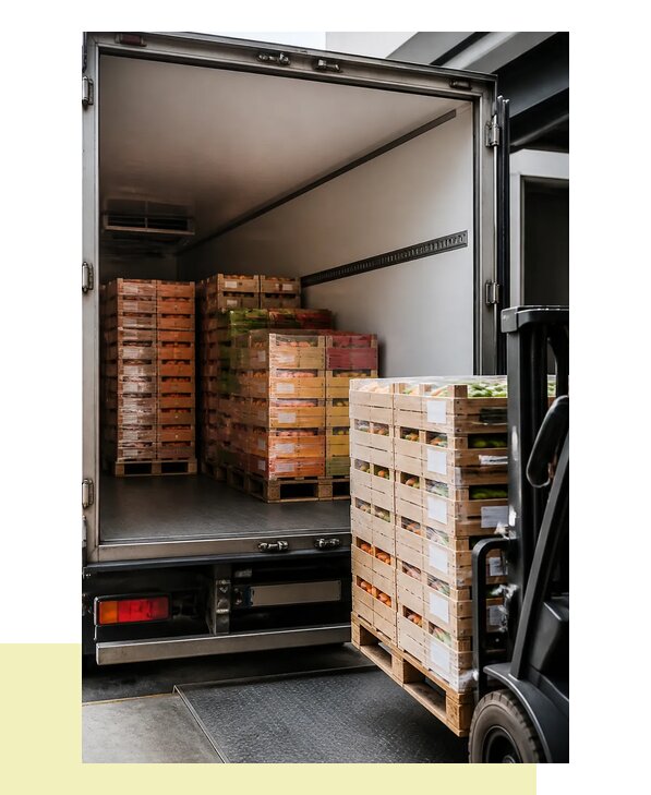 Перевозка сельхозпродукции на паллетах с доставкой в Мура